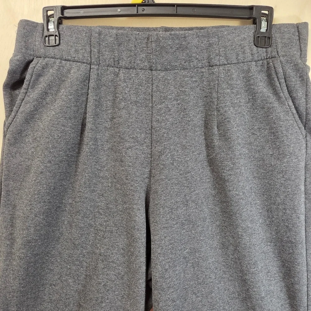Torrid Charcoal Gray Wide‎ Leg Crop Knit Pants Womens Size 1 US 1X 14-16